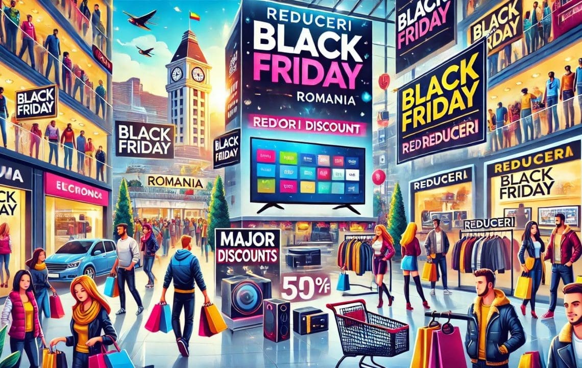 Bugetul mediu al românilor de Black Friday depășește 3.000 lei în 2024